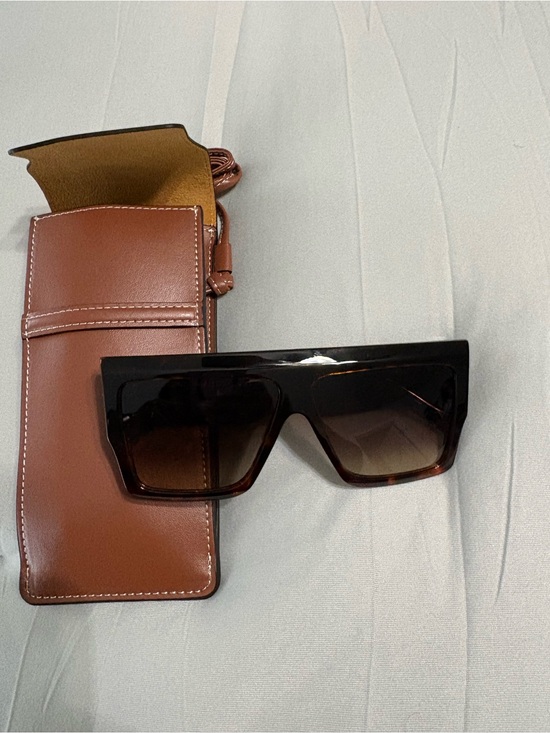 Celine Accessories - Celine Oversized Square Shield Sunglasses in Tortoiseshell Brown